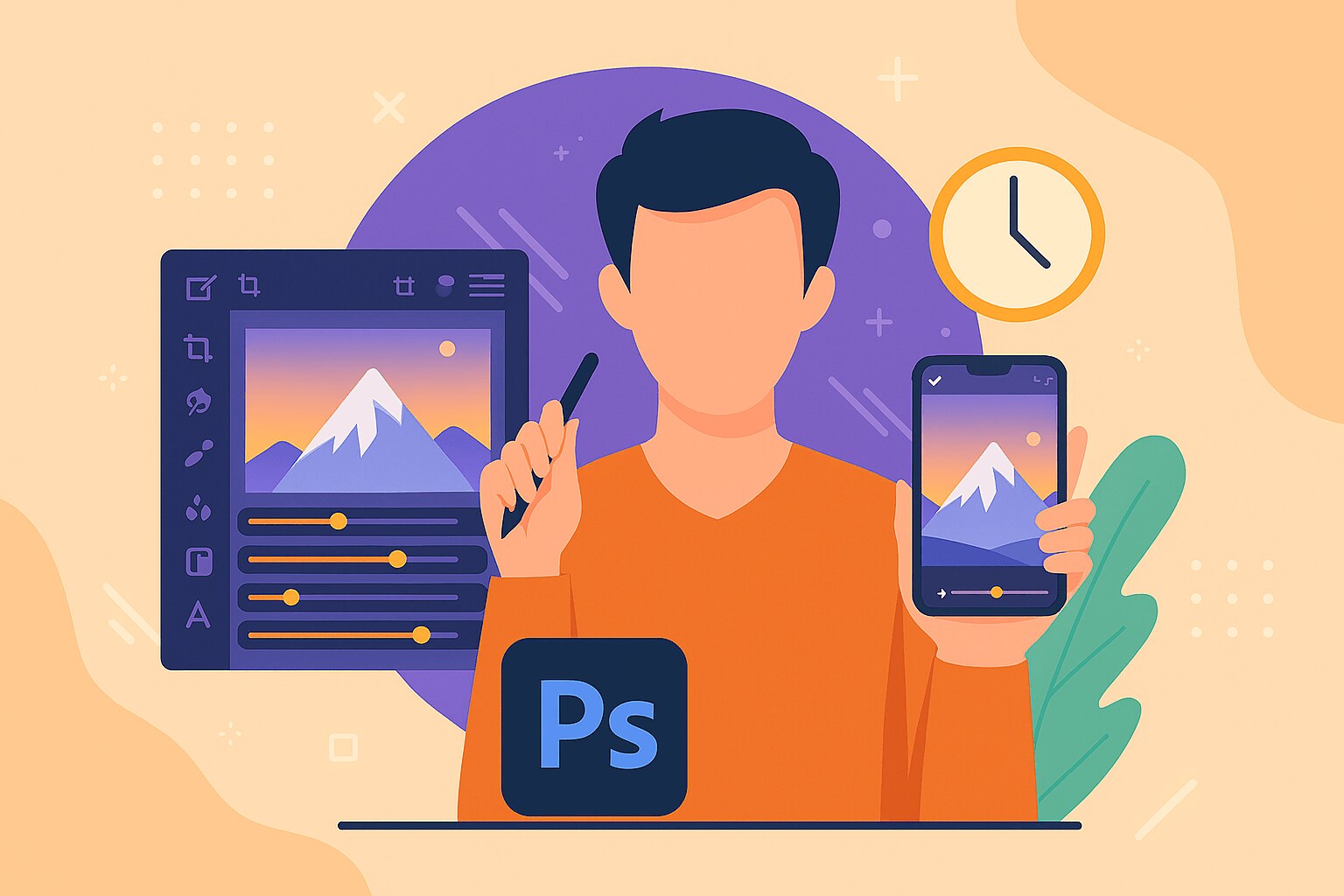 راهنمای کامل ادیت حرفه_ای عکس با موبایل در سال ۲۰۲۵